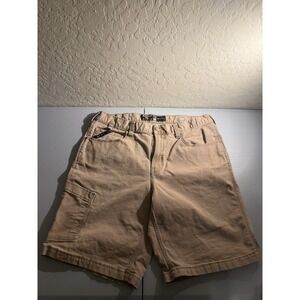 Ariat Men's Shorts 35 Brown Canvas Rebar M4 Relaxed DuraStretch